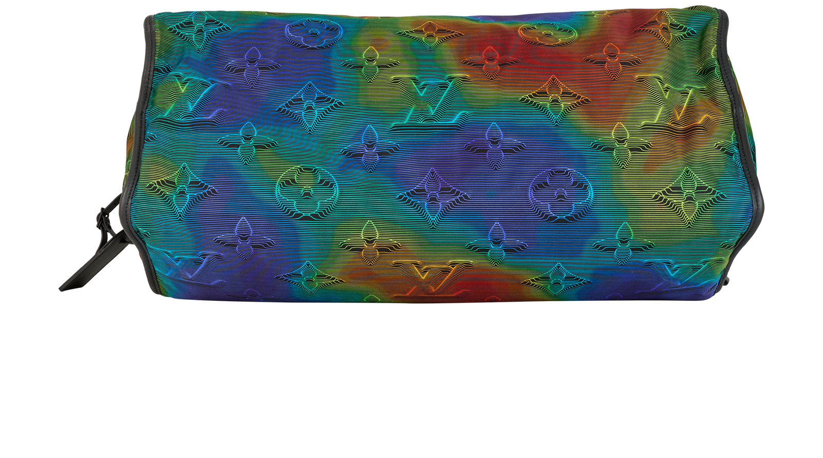 Keepall 50 3D 2054 Reversible Bandouliere, &pound;2,200, Handbags, Black/Blue/Green/Orange, Canvas, Top view